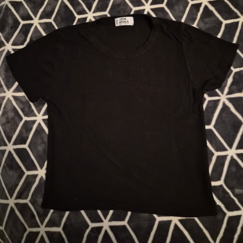 Jon & Anna Classic Black Tee